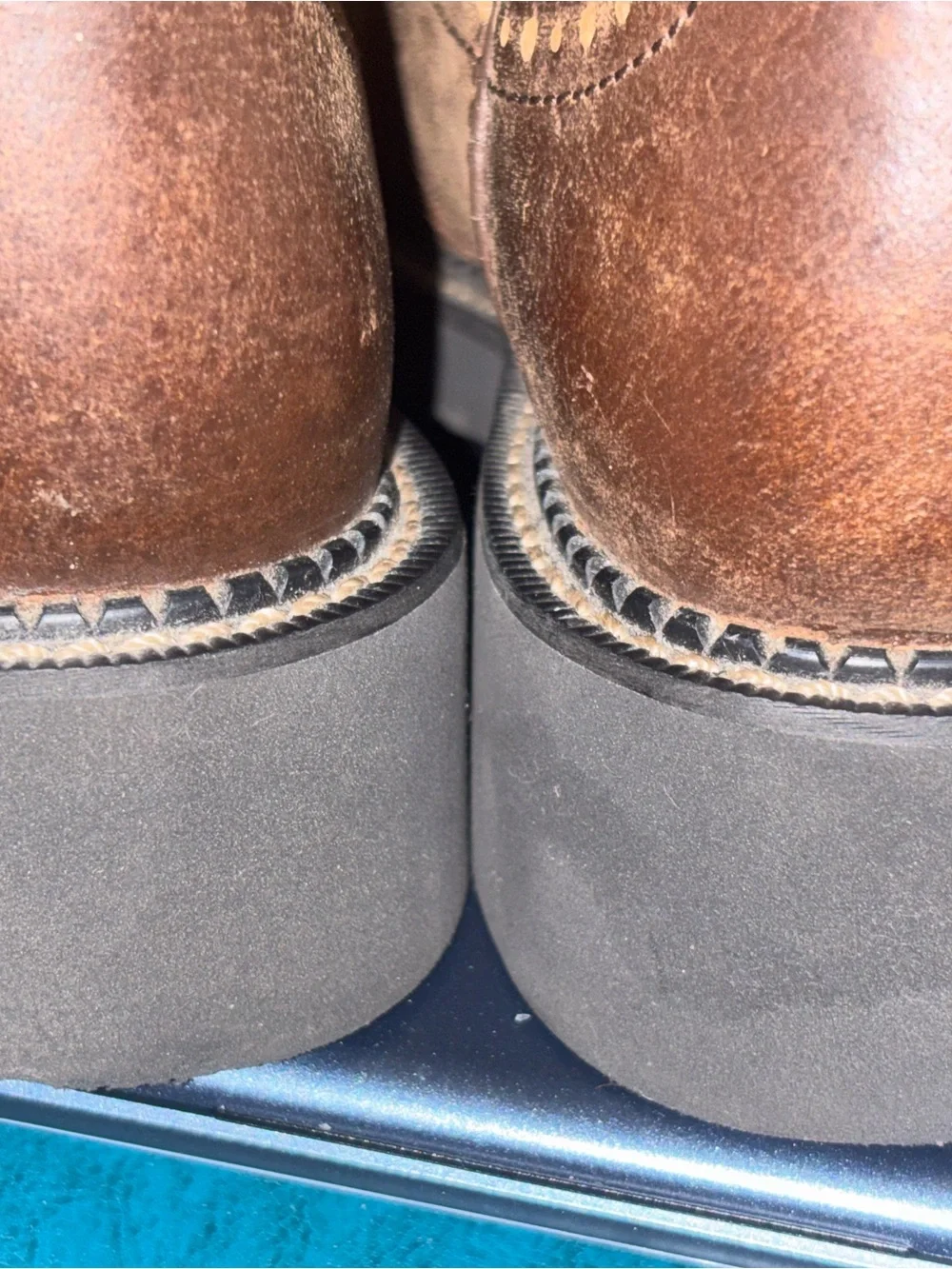 Justin Boots Brown Embossed Kids Western Boots